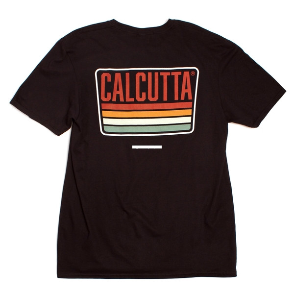 Calcutta LP-BLK-M License Plate - Short Sleeve Garment Dyed T-shirt - LP-BLK-M