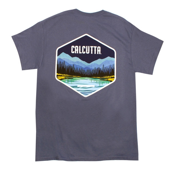 Calcutta MTNSEA-Den-XL Mountains to - Sea Short Sleeve Garment Dyed - MTNSEA-DEN-XL