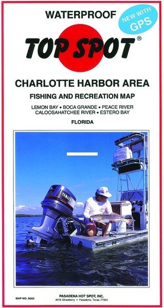 Top Spot N203 Map- Charlotte Harbor - Lemon Bay To Estero Bay - N203