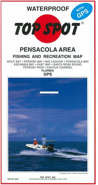 Top Spot N223 Map- Pensacola Area - Wolf Bay To Cactus Channel Gps - N223