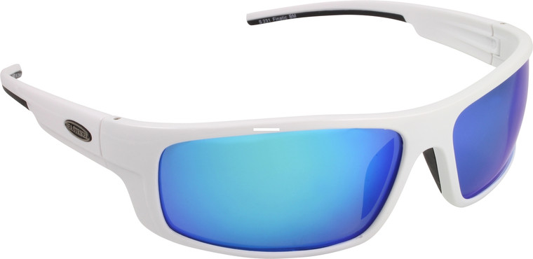Sea Striker 23101 Finatic - Sunglasses-White/Blue Mirror - 23101