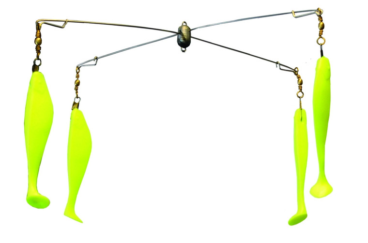 Blue Water Candy 01609 4-Arm - Umbrella with Shad Only, 6" - 1609