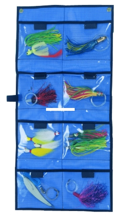 Boone 00004 8 Pocket Lure Bag, Blue -  - 4