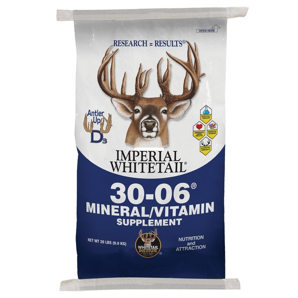 Whitetail Institute MIN20 30-06 - Mineral/Vitamin 20lb - MIN20