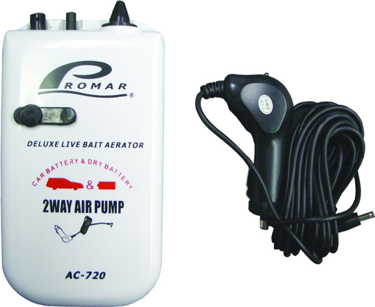 Promar AC-720 Aerator Deluxe - 2-speed uses 2D Batt. car adapter - AC-720