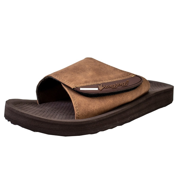 Frogg Toggs 4CH011-304-080 Men's - Charter Slide | Brown | Size 8 - 4CH011-304-080