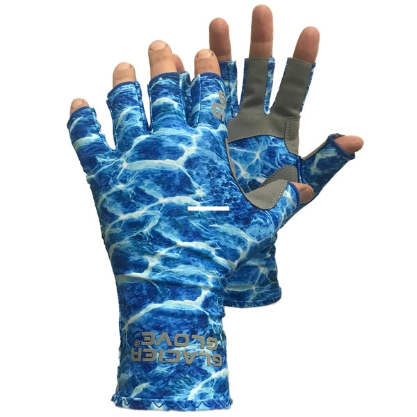 Glacier 079BC L BCA Islamorda Sun - Glove Blue Camo L - 079BC L BCA