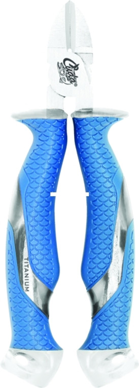 Cuda CUD-18827 6.75" Titanium - Bonded Diagonal Wire Cutter - CUD-18827 Cuda CUD-18827 6.75" Titanium - Bonded Diagonal Wire Cutter - CUD-18827