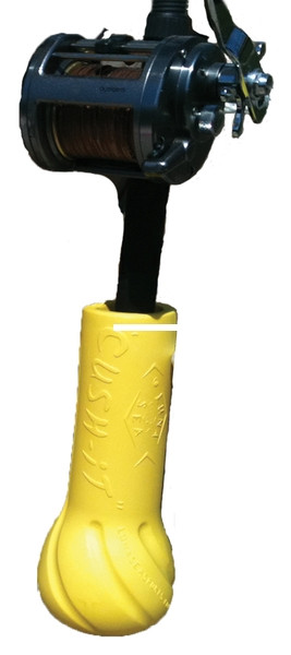 Luna Sea 00010 Cush-it Floating Rod - Butt Cushion, Big Game Yellow - 10