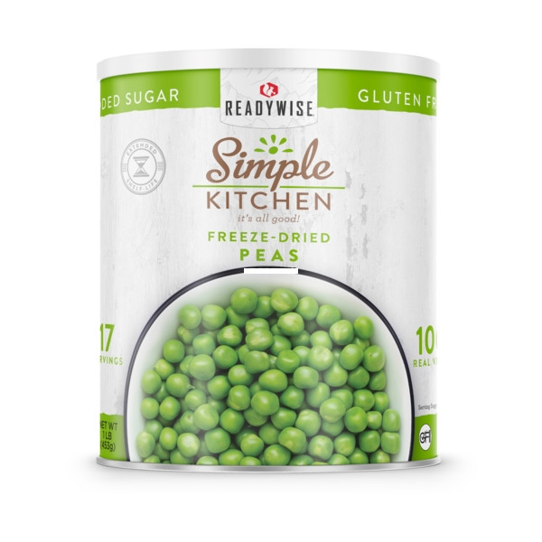 Simple Kitchen RWSKCN03-006 FD Peas - 17 Serving Can - RWSKCN03-006