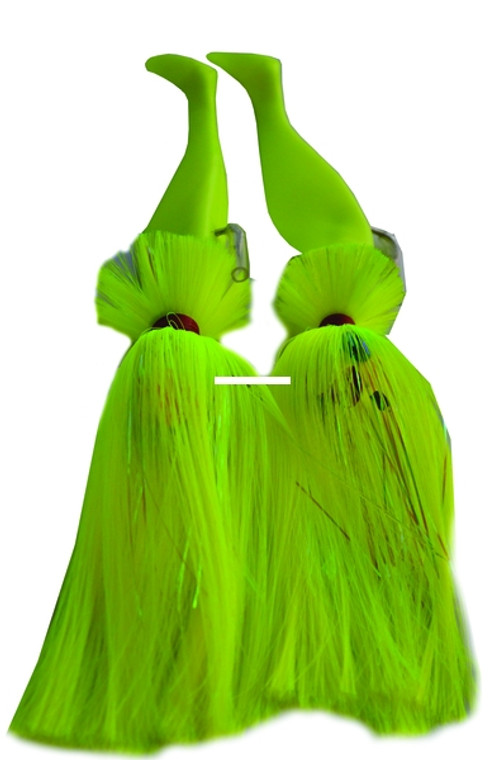 Blue Water Candy 60276 Parachute - Rig, 6", 3 oz/2 oz, Shad Chartreuse - 60276