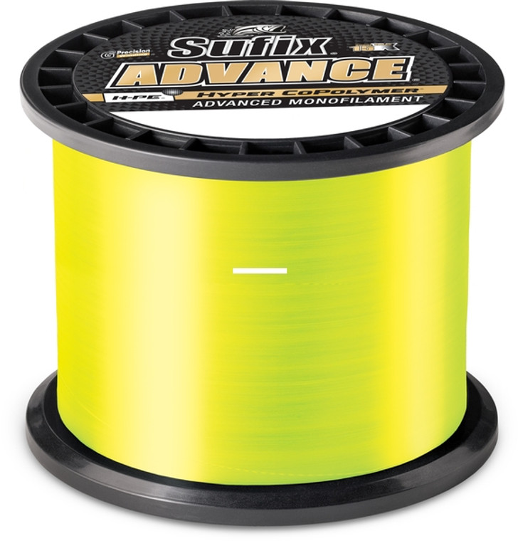 Sufix 604-1017L Advance Mono Line - 17lb Test, 1200yd, Neon Lime, Boxed - 604-1017L Sufix 604-1017L Advance Mono Line - 17lb Test, 1200yd, Neon Lime, Boxed - 604-1017L