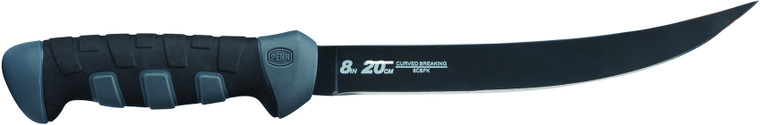 Penn 8CBFK 8" Curved Breaking - Fillet Knife Black/Grey - 8CBFK