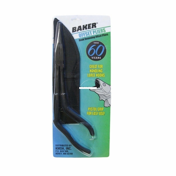 Baker BP12OFF Off-Set 11.5" Hook - Removing Pliers W/Case - BP12OFF