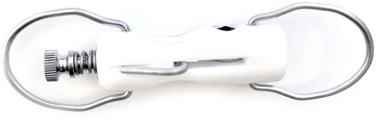Trip-Ease TE-0110 Outrigger Clips - Single Release-1Pair/White - TE-0110