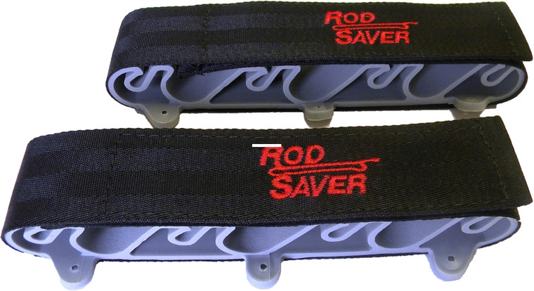 Rod Saver SM6 Vertical Mount Rod - Saver Straps with Rubber Inserts - SM6