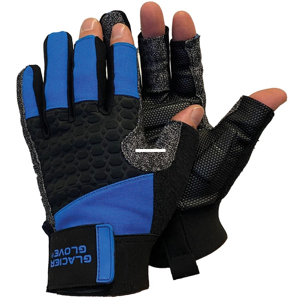 Glacier 627BK XL BLK Wiring Glove - Black & Blue XL - 627BK XL BLK