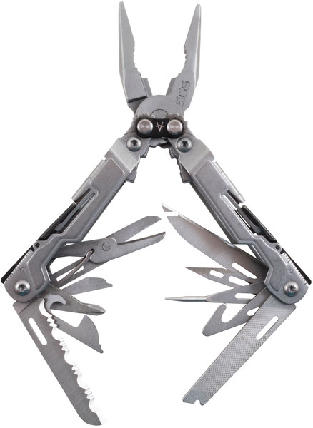 SOG SOG-PP1001-CP PowerPint Multi - Tool Bead Blast Finish, 18 Tools - SOG-PP1001-CP