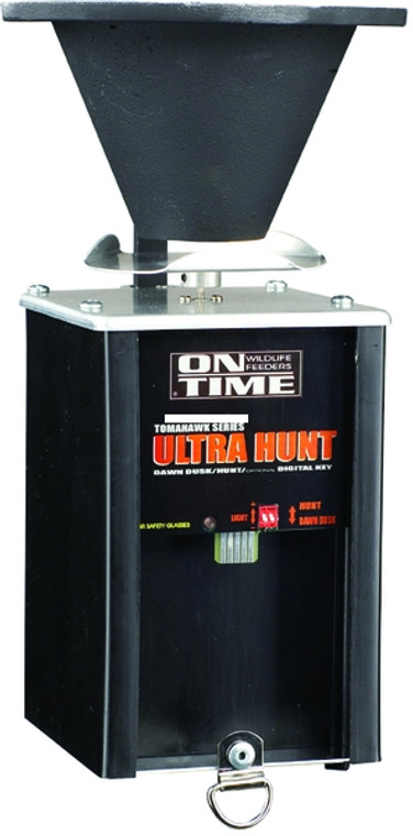 On Time 43005 Tomahawk Ultra Hunt - Feeder, Fits Most Hoppers, 4 Feeds - 43005