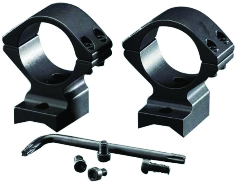 Browning 12338 T-Bolt 2-Pc Scope - Mount, Integral, Aluminum, Black - 12338