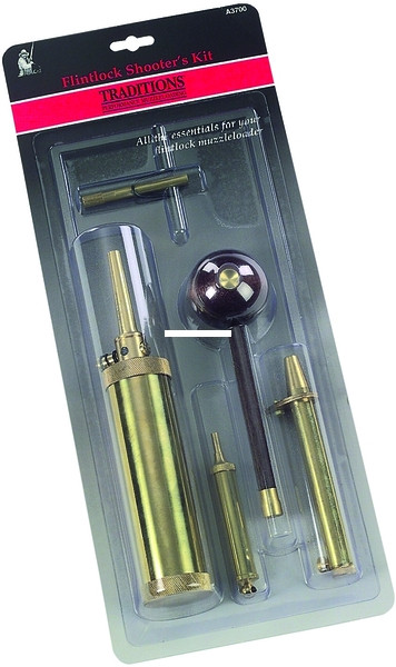 Traditions A3700 Flintlock - Shooter's Kit Flintlock Kit 50/54 - A3700