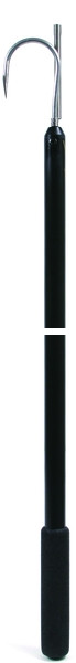 Sea Striker SS448B Black Anodized - Aluminum Gaff 4" Stainless Hook 4' - SS448B