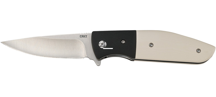 CRKT 2867 Curfew Folding Knife - 3.10" Plain Blade, w/ Liner Lock - 2867