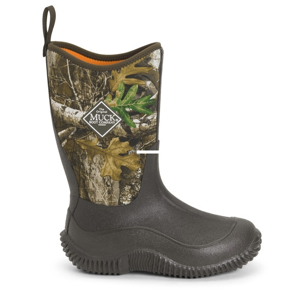 Muck KBH-RTE Kid's Hale - Brown/Realtree EDGE Size 3 - KBH-RTE