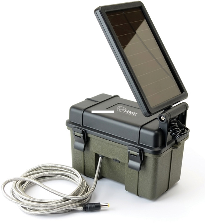 HME HME-12VBBSLR Trail Camera 12V / - Solar Auxiliary Power Pack - HME-12VBBSLR