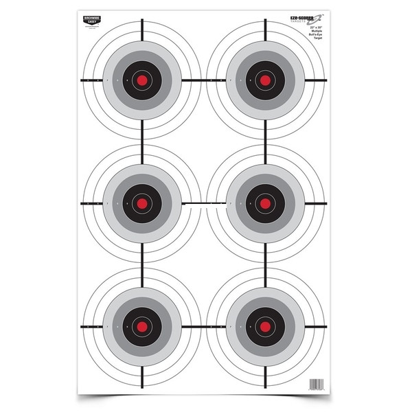 Birchwood Casey BC-37038 Eze-Scorer - 23" x 35" Multiple Bull's-Eye Paper - BC-37038