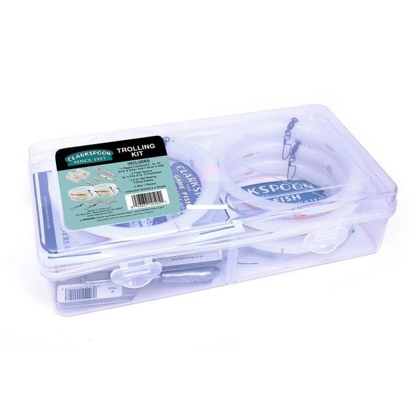 Clarkspoon KIT1 Starter Kit - 4 - Rigged Spoons, 2 Flash Spoons, 2 - KIT1