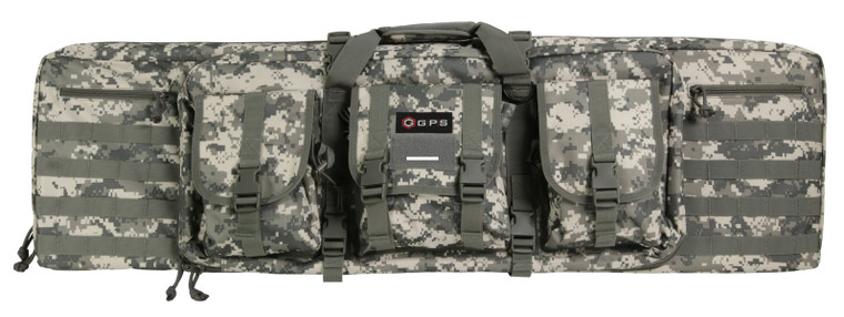 G.P.S. GPS-DRC36-ACU 36" Double - Rifle Case, 36 L x 12.75 H x 9 W - - GPS-DRC36-ACU