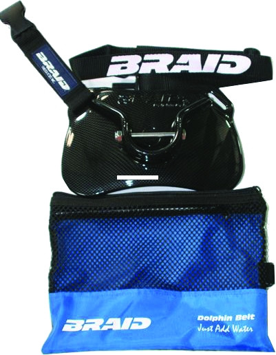 Braid 30181 Dolphin Slealth Belt - Carbon Fiber Finish w/Gimbal - 30181