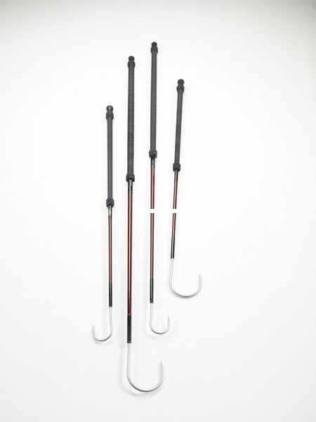 Aftco GFF26BRN Fiberglass Gaff - Brown 6' w/2" Hook - GFF26BRN