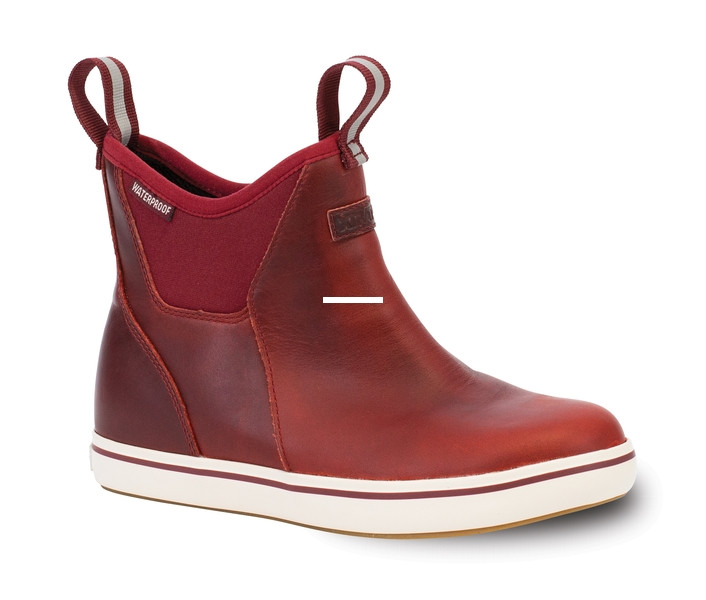 Xtratuf XWAL-600 Women's Leather - Ankle Deck Boot Cabernet Size 5 - XWAL-600