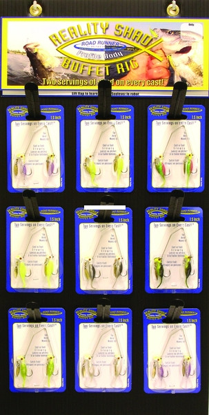 Road Runner RRBM Reality Shad - Buffet Rid 9Peg 36Pk - RRBM