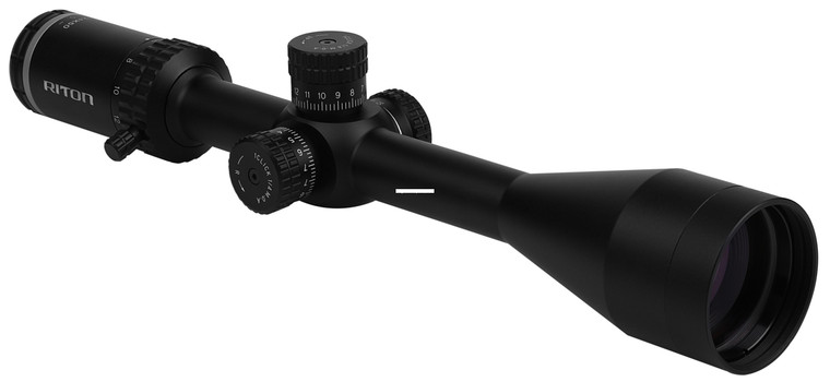 Riton 1C624AS23 Rifle Scope, 1 - Conquer 6-24x50 SFP, 1in, Zero Stop - 1C624AS23