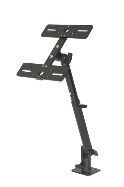 Millennium MM-002-BL Double Monitor - Mount Black - MM-002-BL