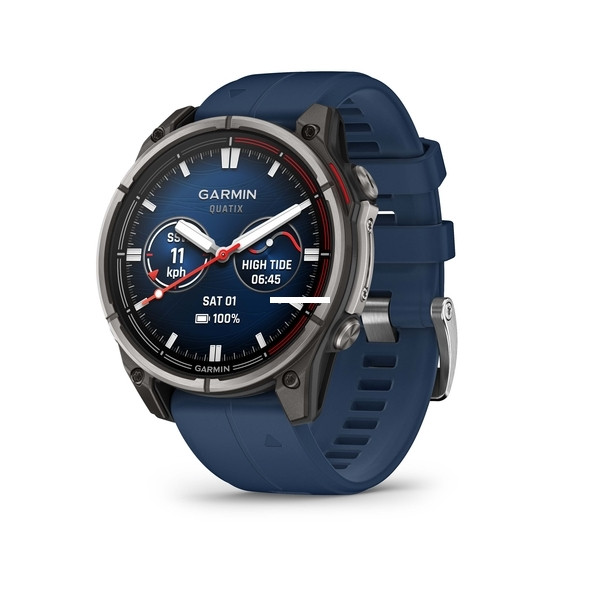 Garmin 010-02904-50 "quatix 8 47 mm - AMOLED, SapphireTitanium bezel with - 010-02904-50