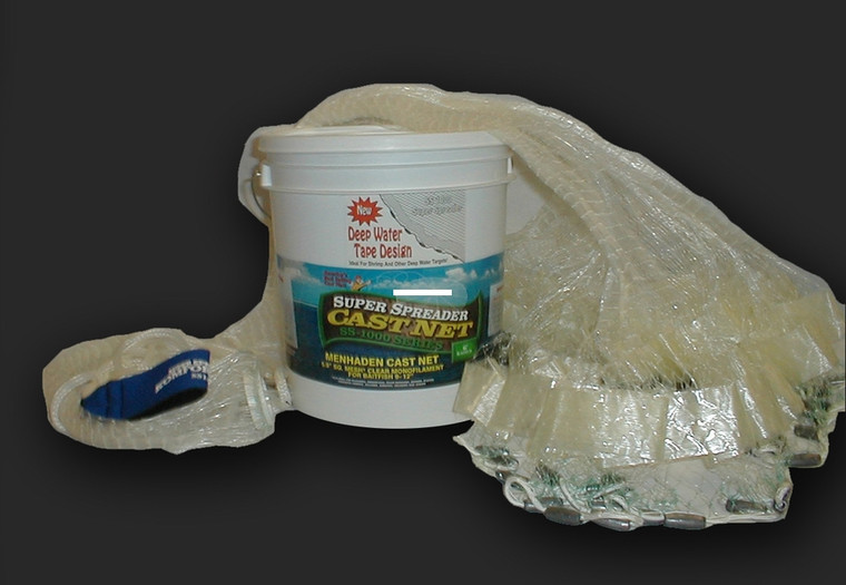 Fi Tec - Gs1500 Mono Cast Net - 7ft Taped Clear Mesh - 11970