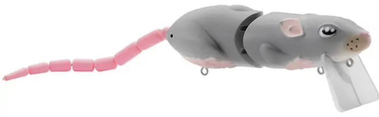 Spro - Bbz1 Rat Wakebait - 3in 1/2oz Grey Ghost - SRT30Z1GGT