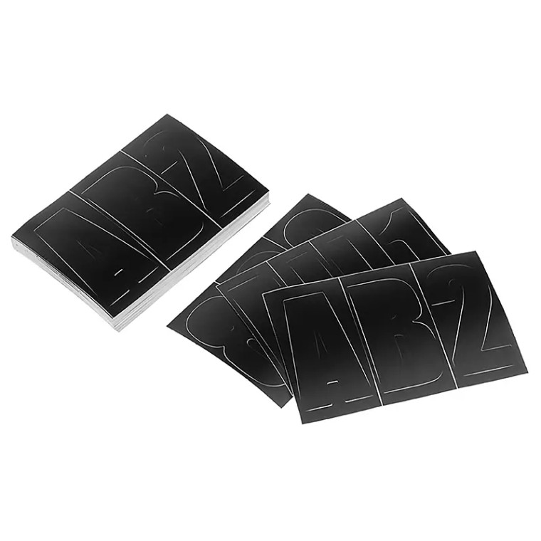 T&H Marine - Boat Letter Kit - Block 3in Blk - BE-GE-52311-DP