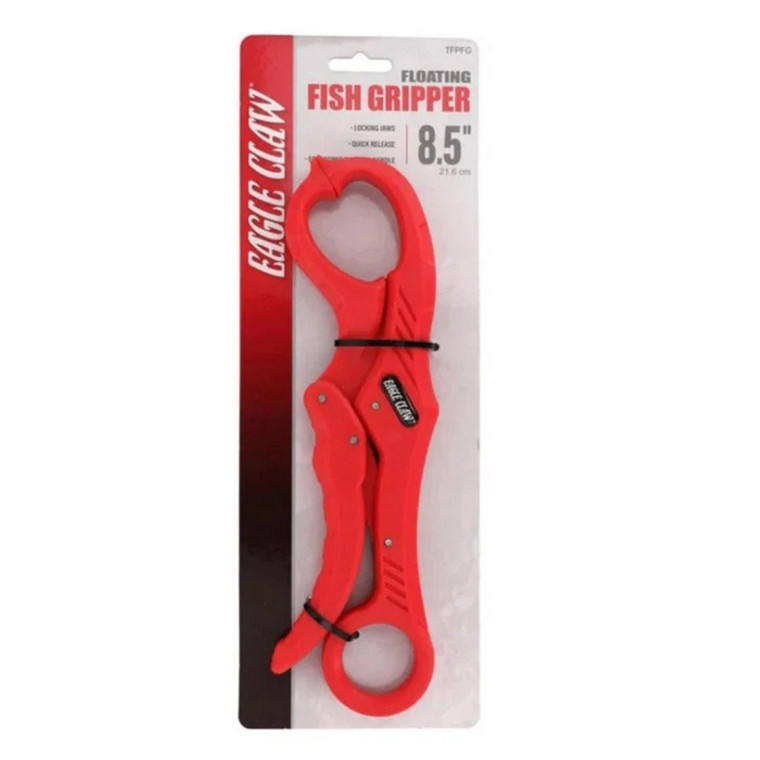 Eagle Claw - Plastic Fish Grip - 8.5in Red Floating -