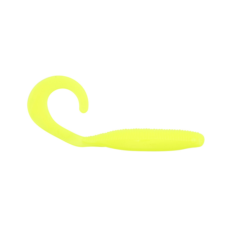 Z-Man - Streakz Curly Tailz - 7in 3pk Hot Chartreuse -