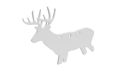 Birchwood Casey - Ar500 3/8" Silhouette Deer Wht - BC-47702