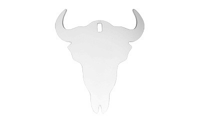 Birchwood Casey - Ar500 3/8" Silhouette Skull Wht - BC-47719