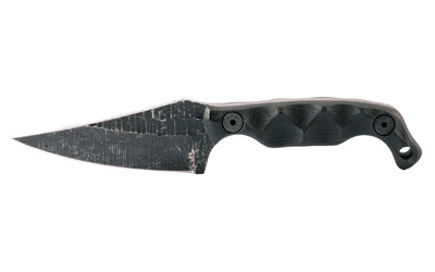 Stroup Knives - Mini1 3" Acd Etch Blk W/sth - MINI1-B-G10