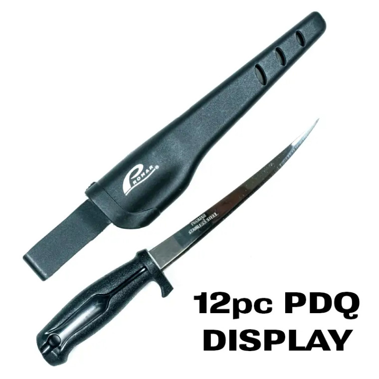 American Maple - Fillet Knife W/sheath - 6in 12pc Pdq - American Maple - Fillet Knife W/sheath - 6in 12pc Pdq -