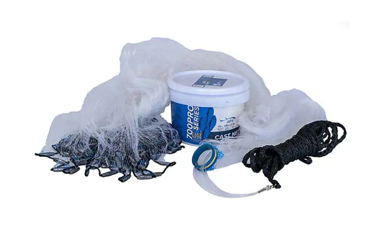 American Maple - 700 Pro Series Cast Net - "8 Ft - Clear Mono 1/2"" Mesh" -