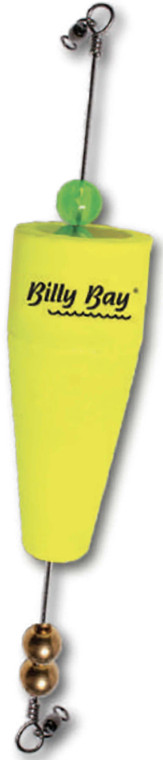 Betts - Billy Bay Brass Clacker Flt - 3in Popper Yel 1pk - 776-P-Y